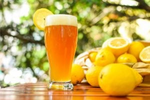 Lemon in beer
