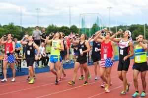 How did the tradition of beer mile began