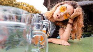 Alcohol induced sleep