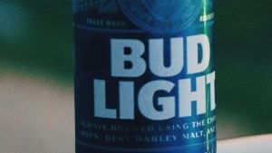 Bud light beer can
