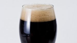 Chocolate stout in glass