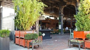 Indoor beer garden