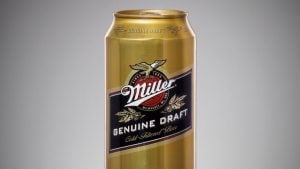 Miller brand beer can