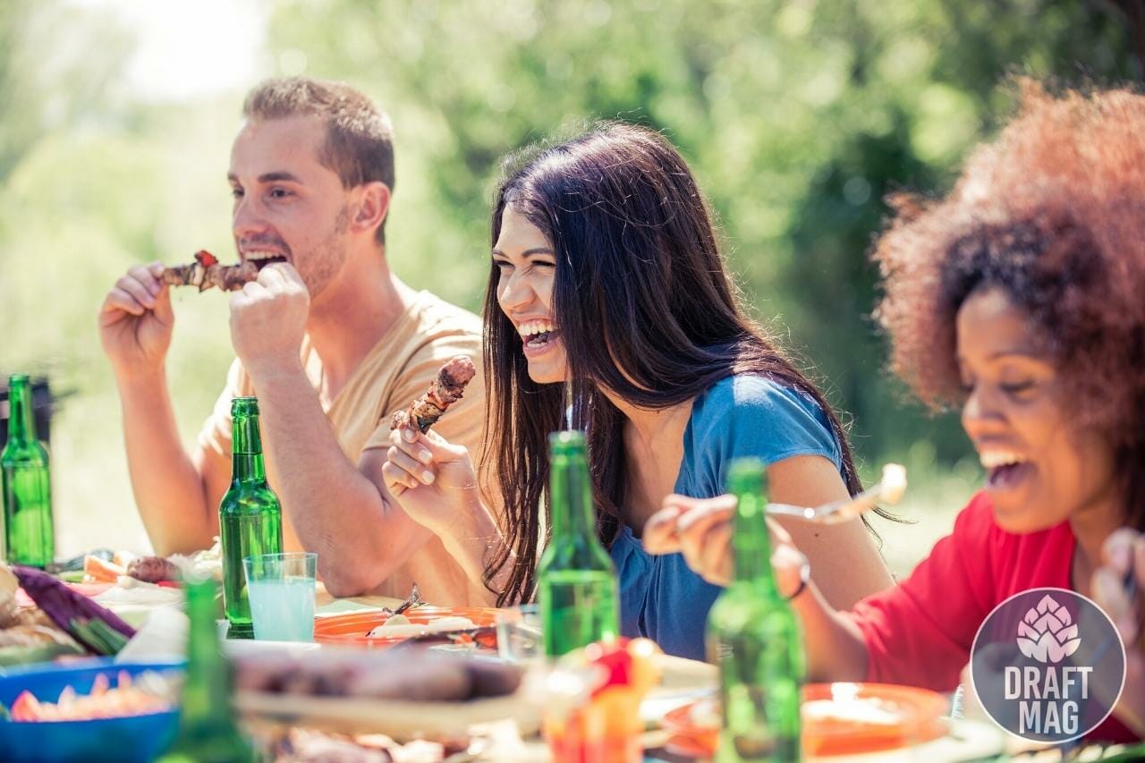 Enjoy food to build alcohol tolerance