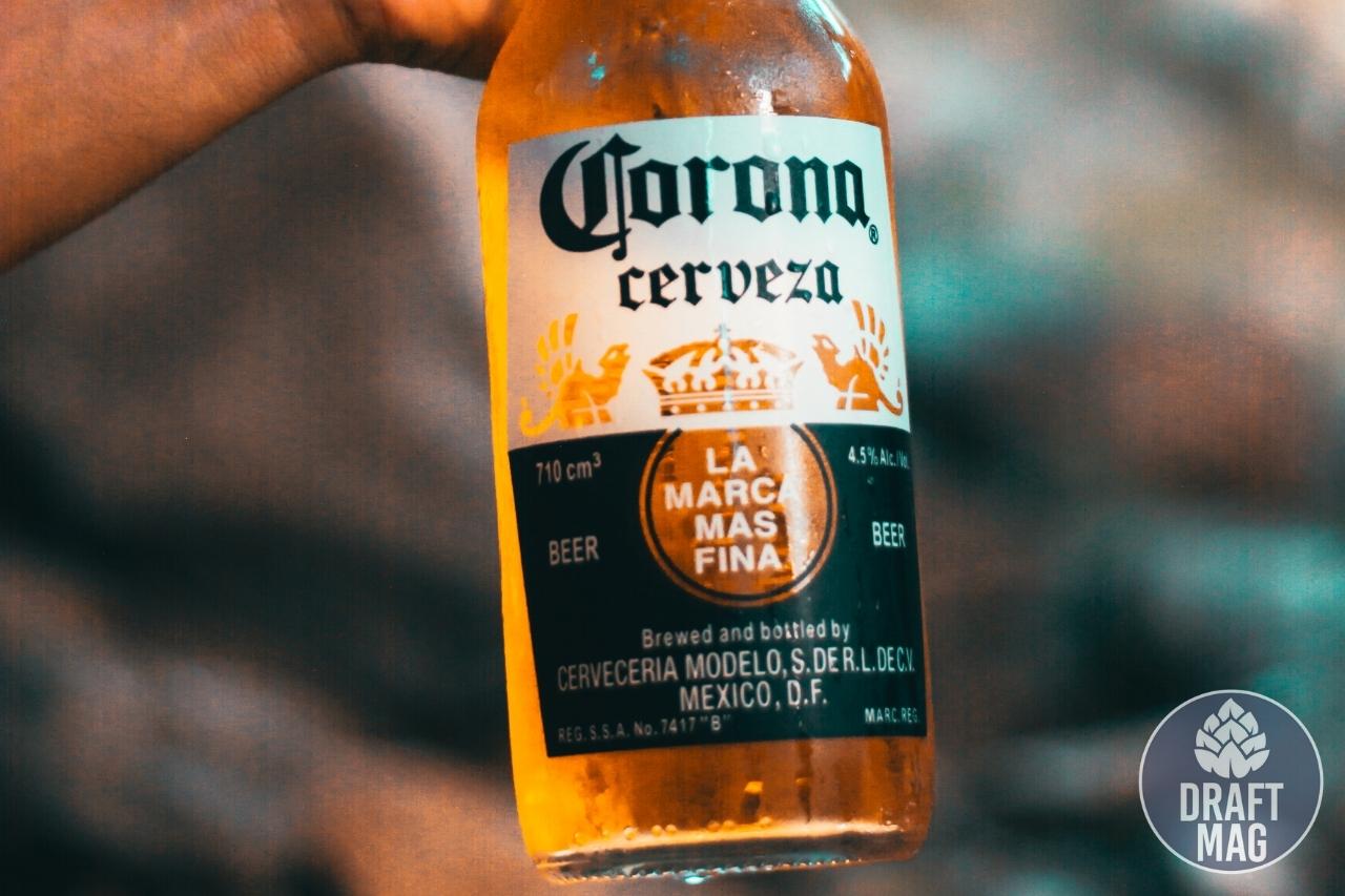 Corona extra lager beer
