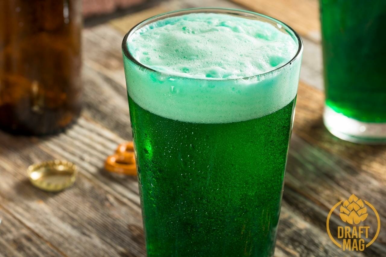 Green german beer