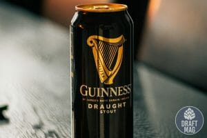 Ball in guinness can