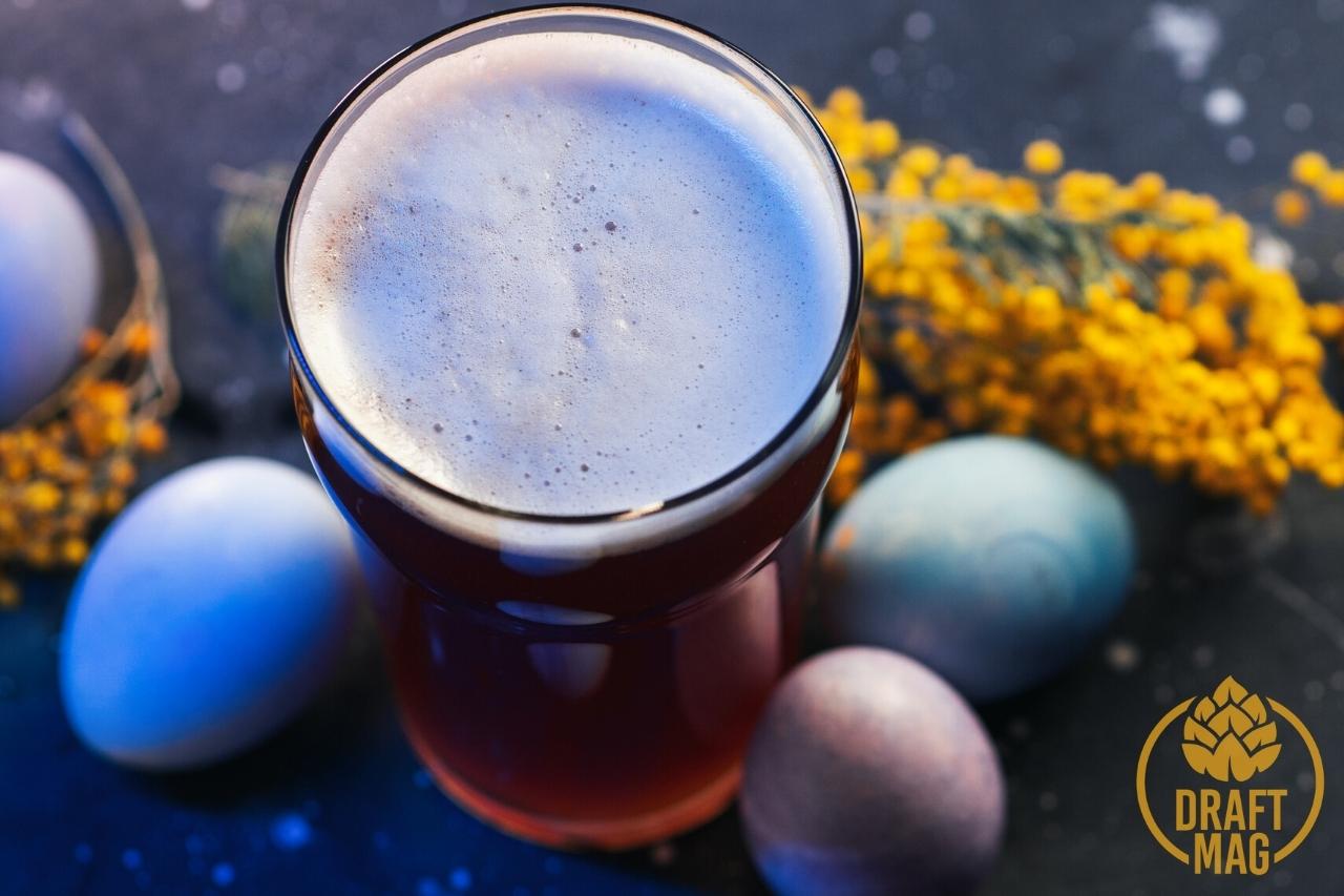 Egg in beer