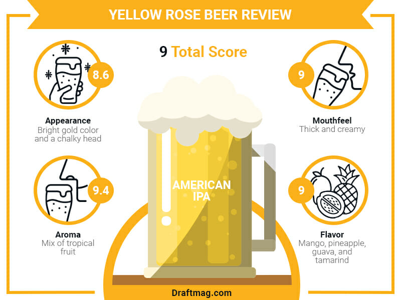 Yellow Rose Beer Infographic