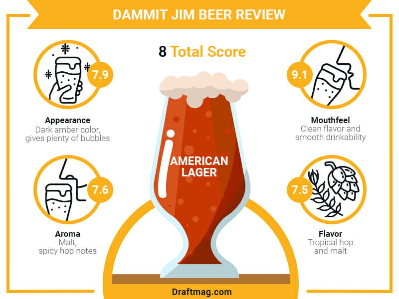 Dammit Jim Beer Infographic