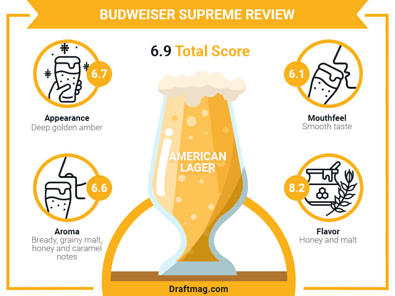 Budweiser Supreme Review Infographic