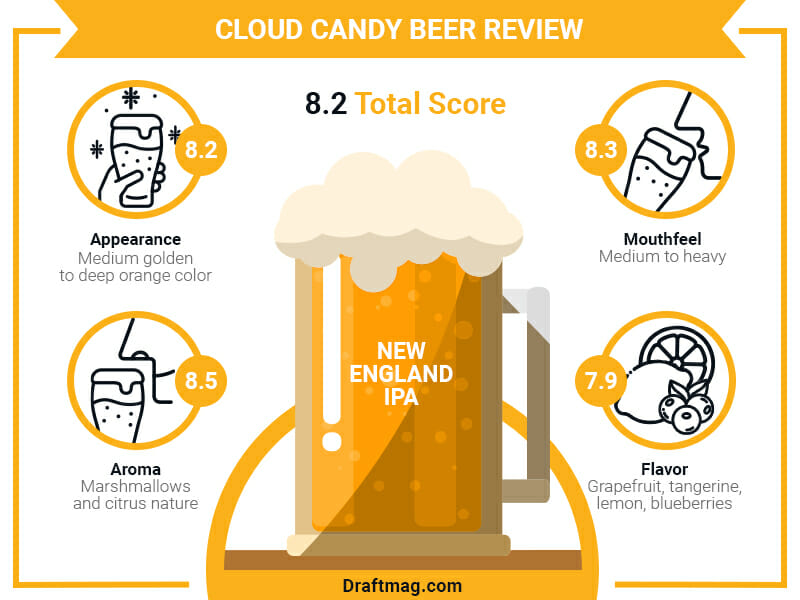 Cloud Candy Beer Review Infographic