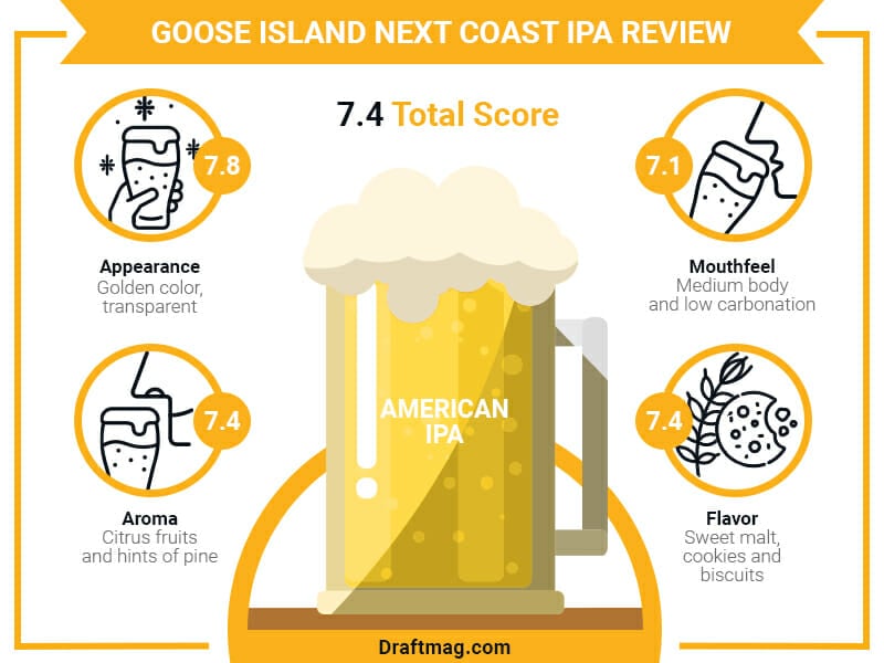 Goose Island Next Coast Ipa Review Infographic