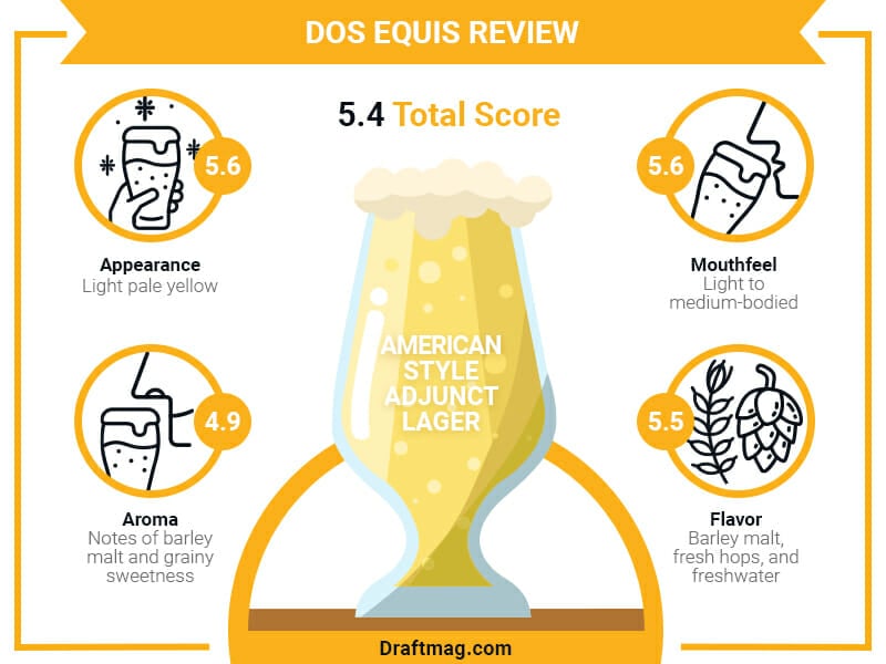 Dos Equis Review Infographic