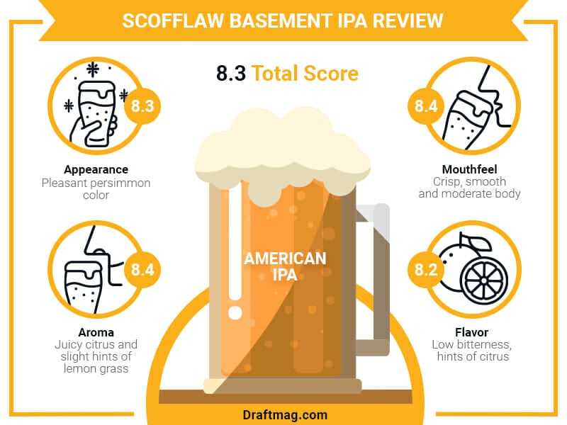 Scofflaw Basement IPA Review Infographic