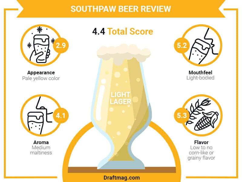 Southpaw Beer Review Infographic