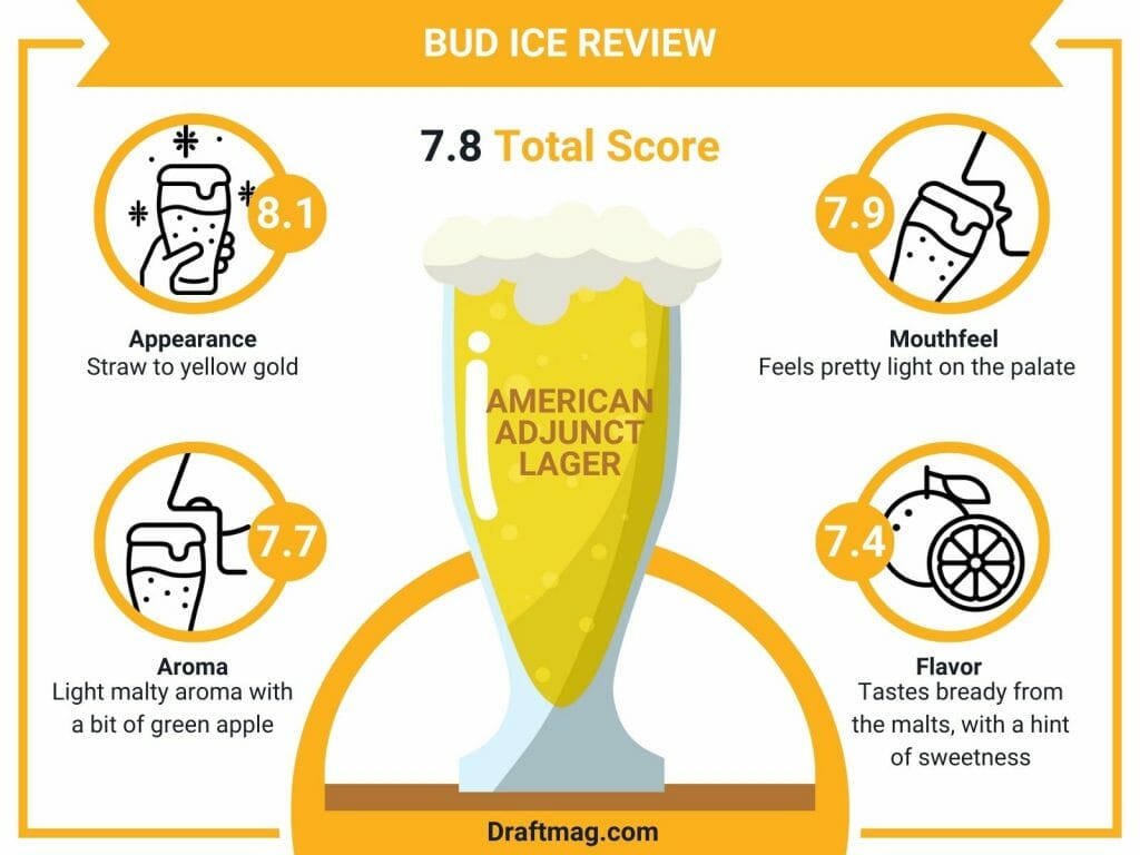 Bud ice infographic