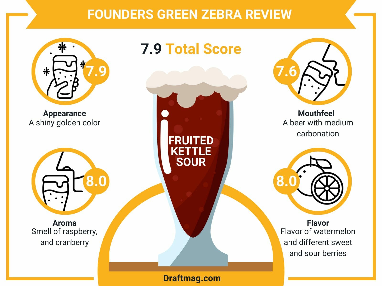 Founders Green Zebra Review Infographic
