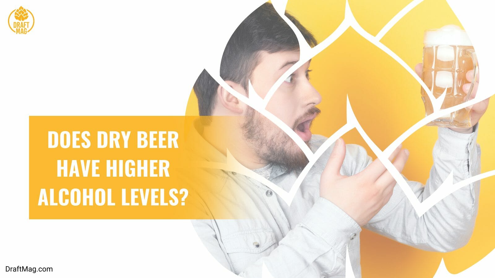 Alcohol levels of dry beer