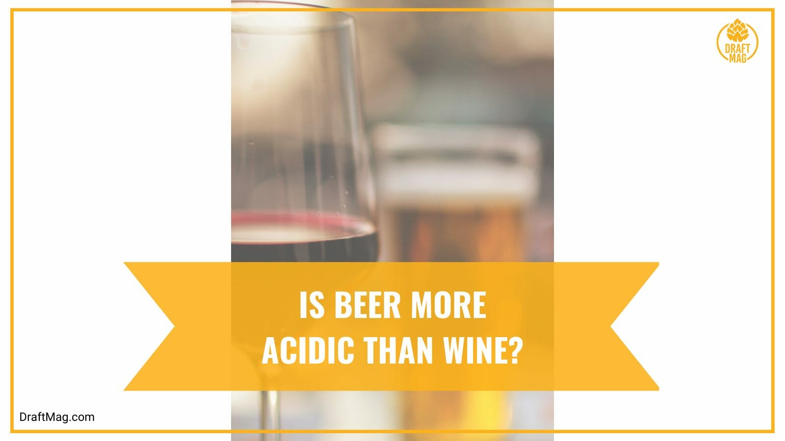 Beer more acidic than wine