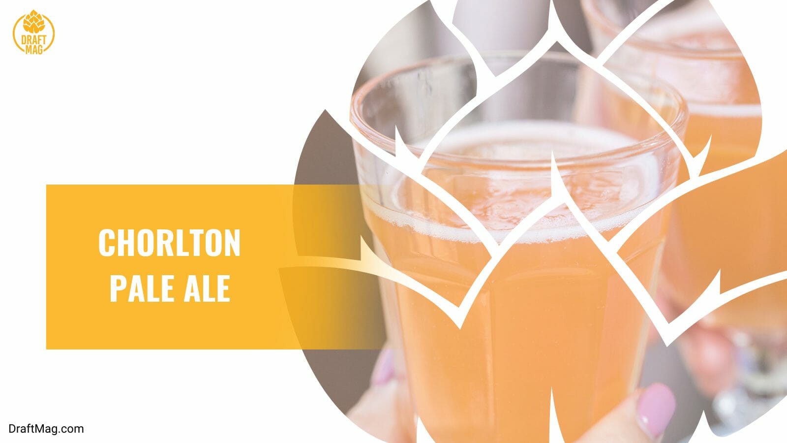 Chorlton pale ale with amber color