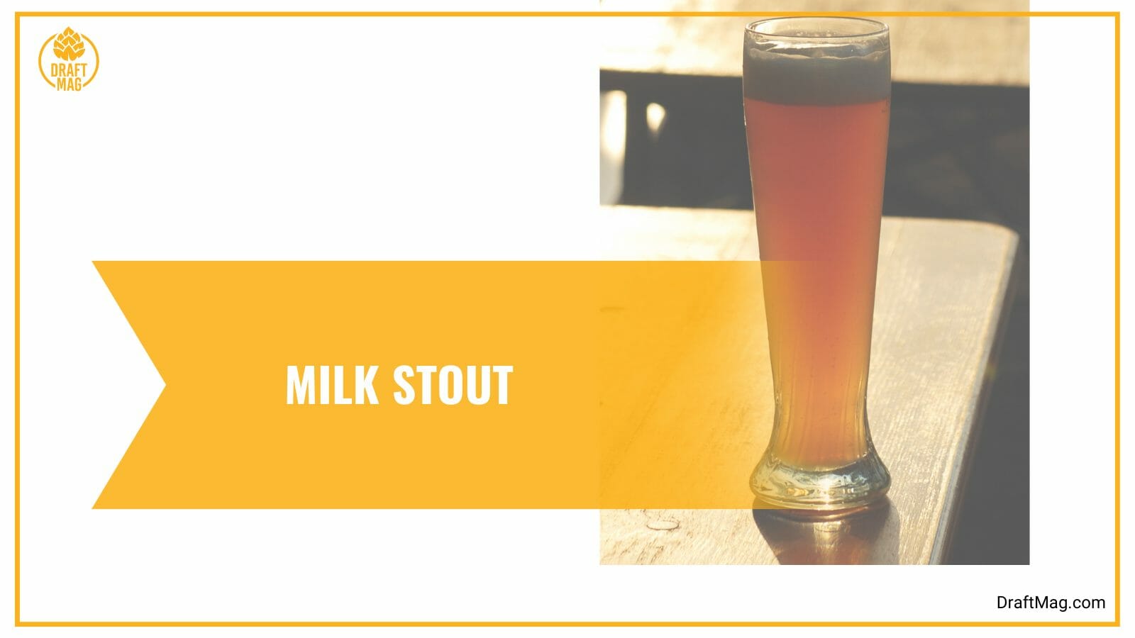 Creamy milk stout