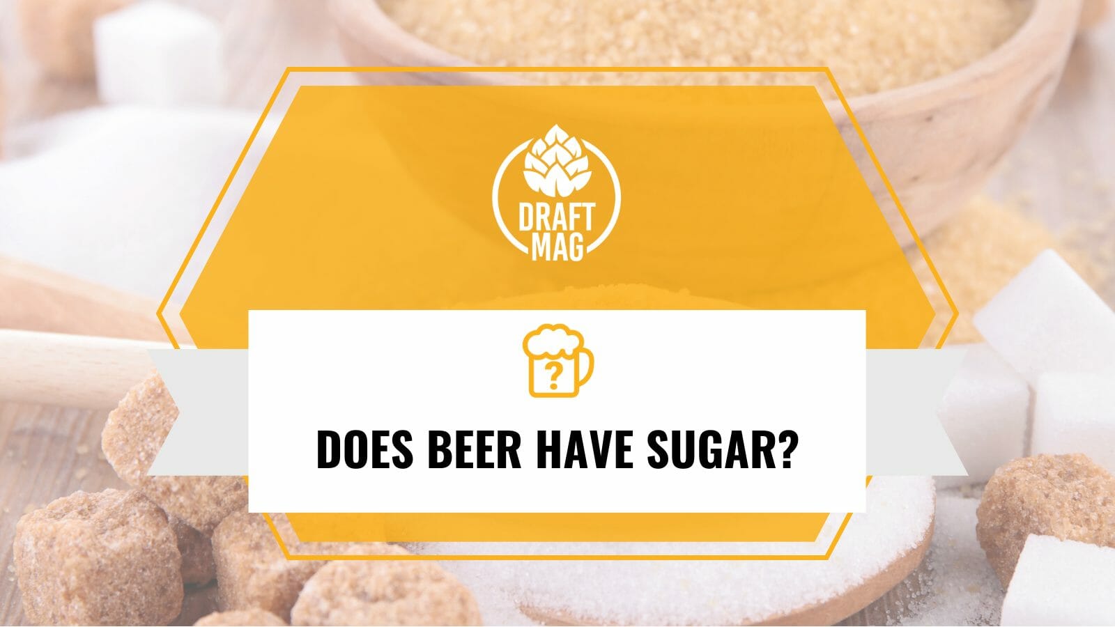 Does beer have sugar