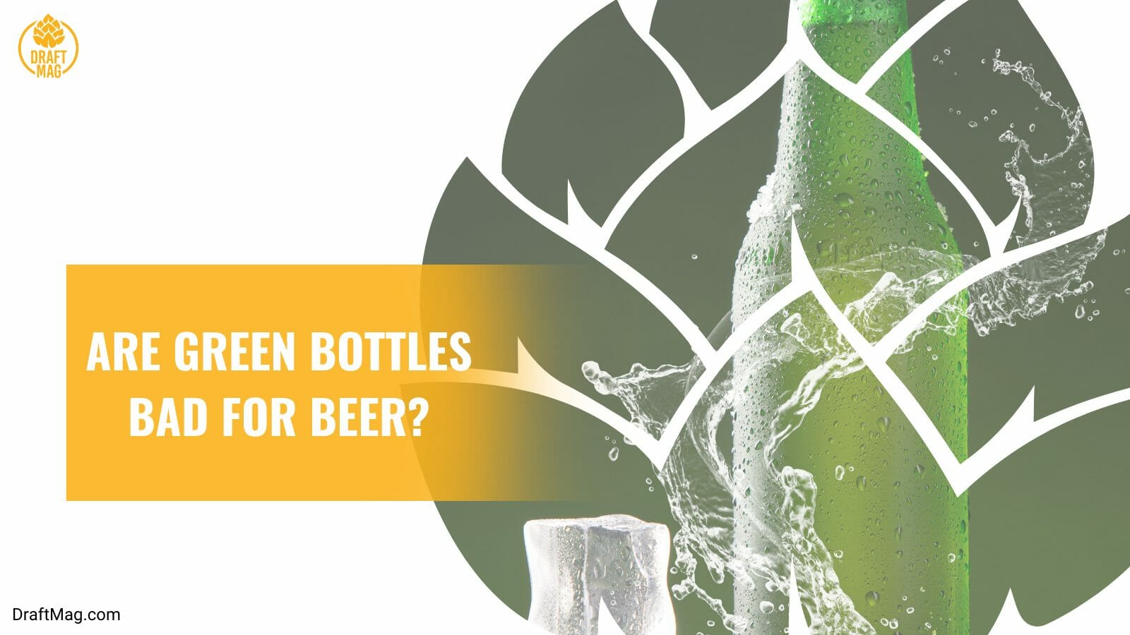 Green bottles bad for beer