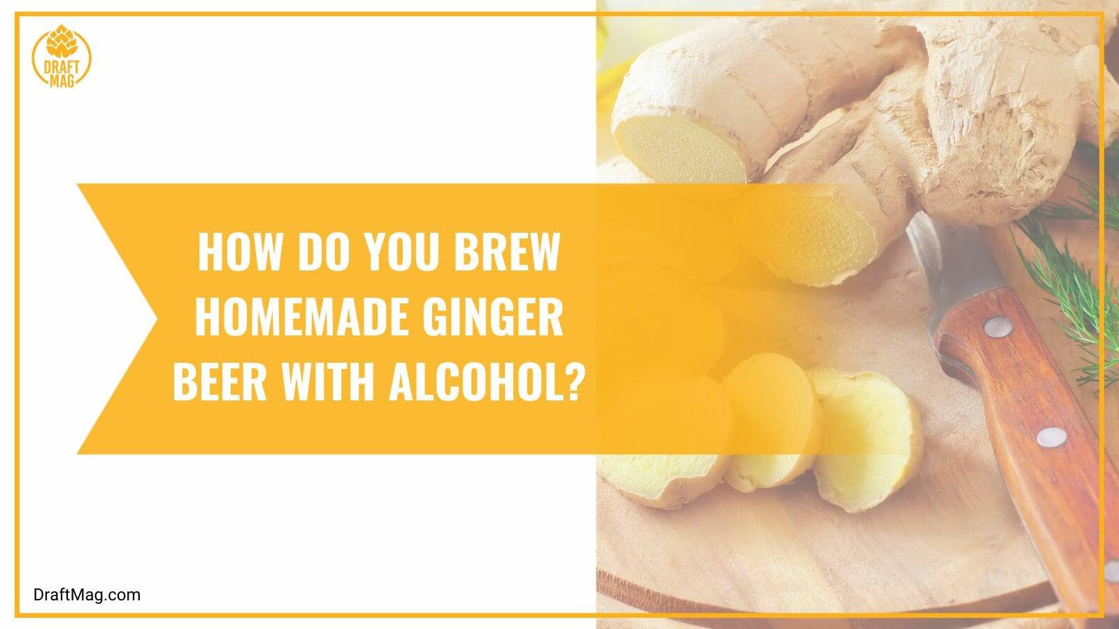 Homemade ginger beer