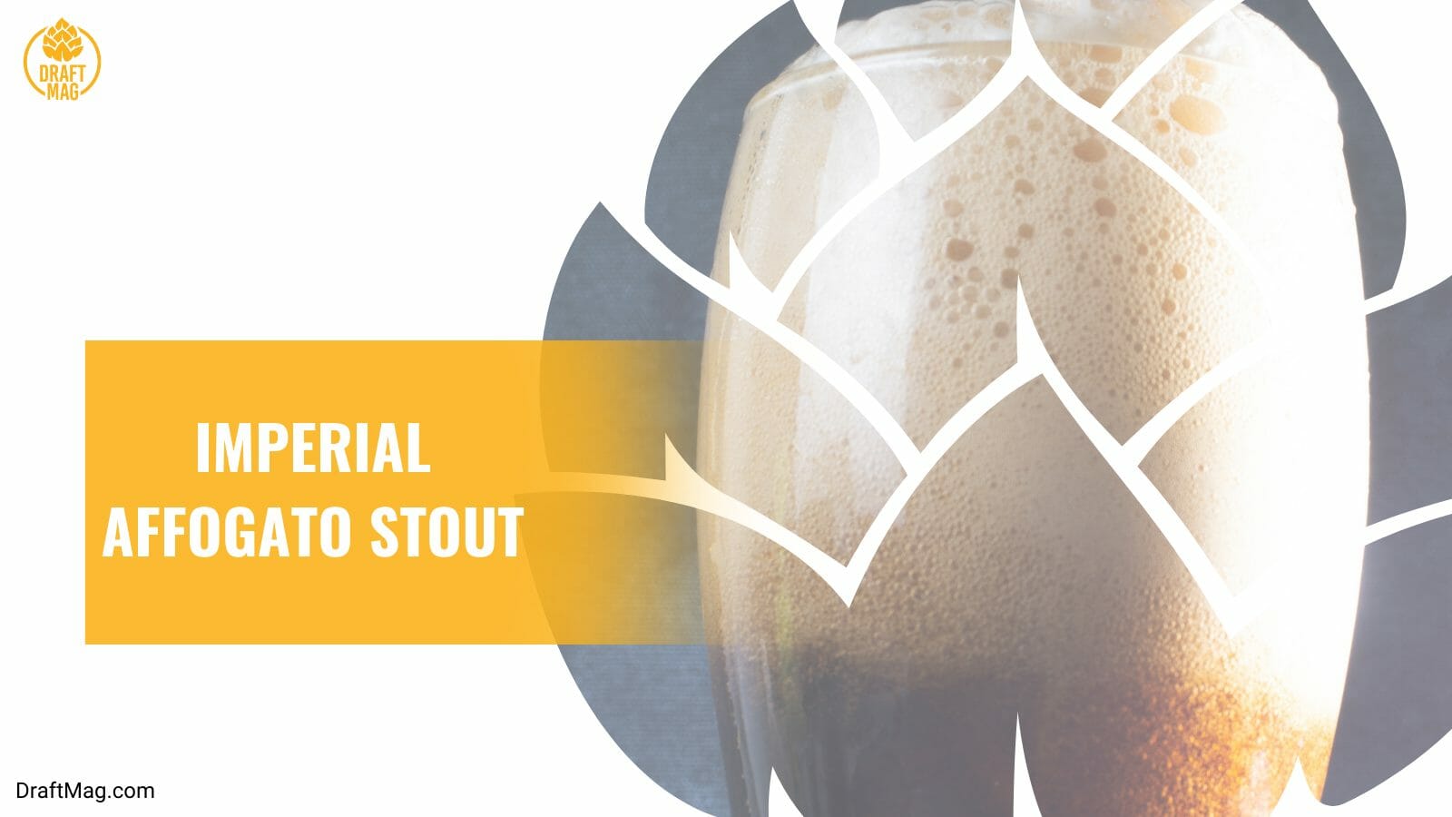 Imperial affogato stout with vanilla taste