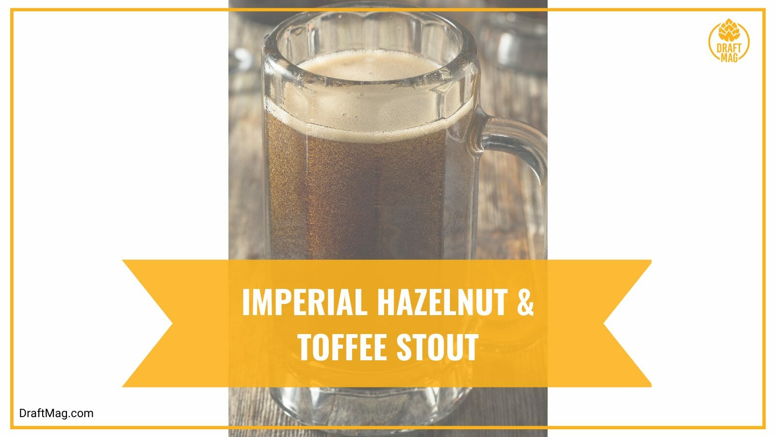 Imperial hazelnut toffee stout