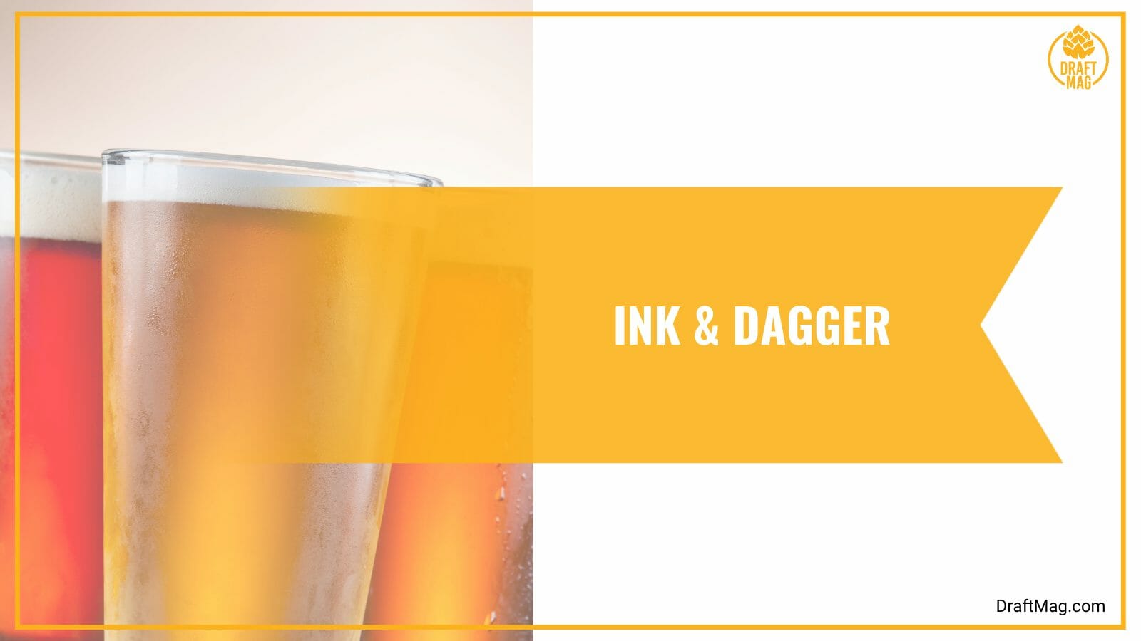 Ink dagger crispy and hoppy beer