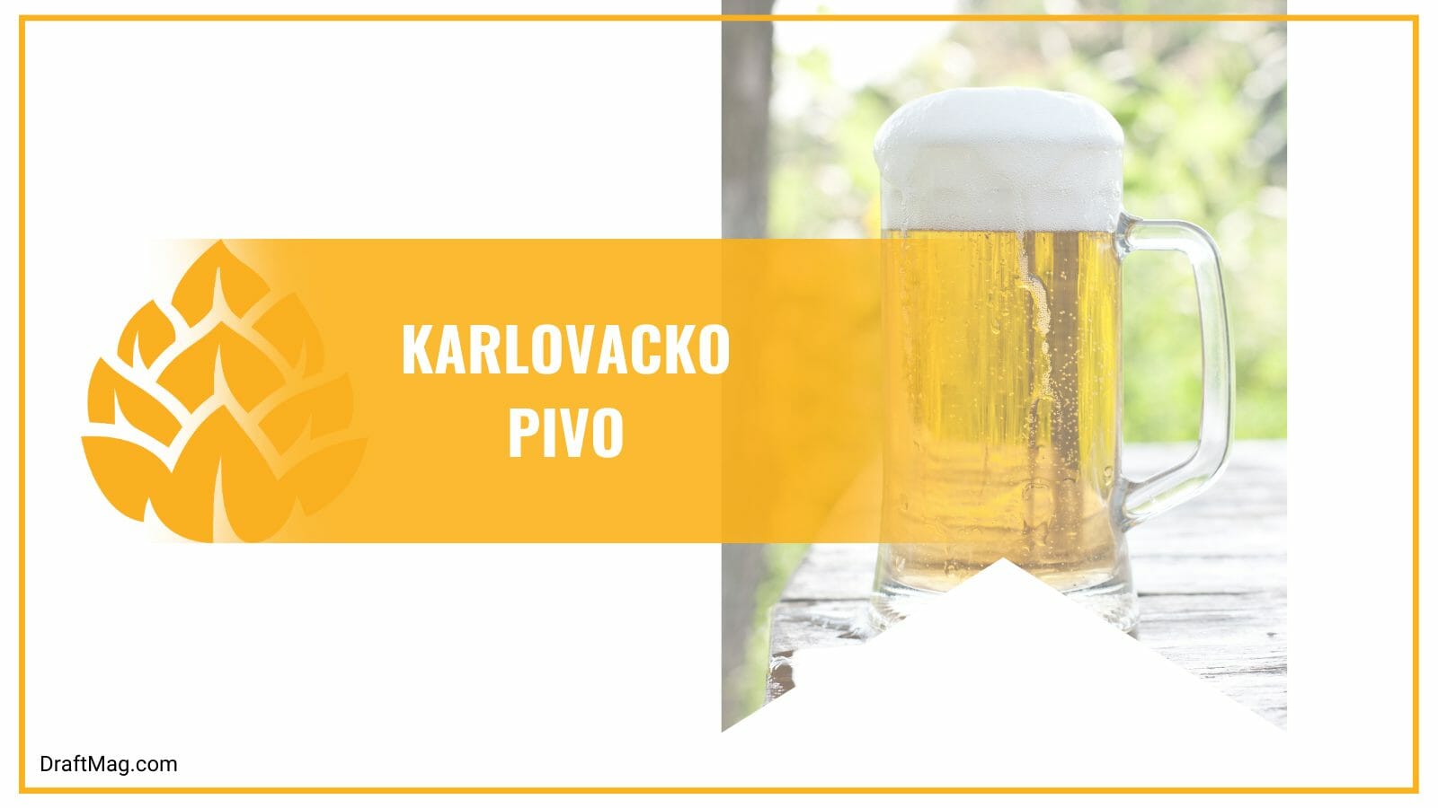Karlovacko pivo with candy notes