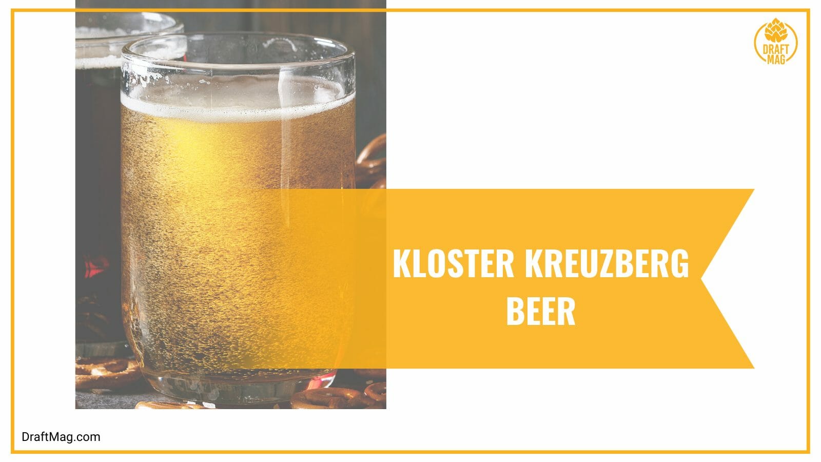Kreuzberg beer with a creamy head
