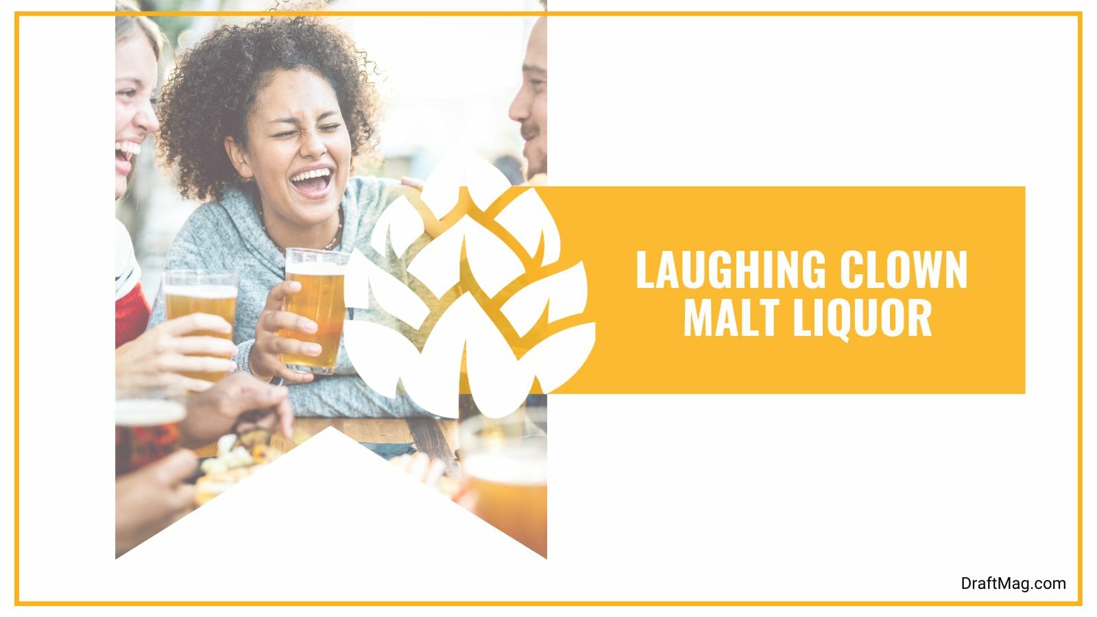 Laughing clown malt liquor