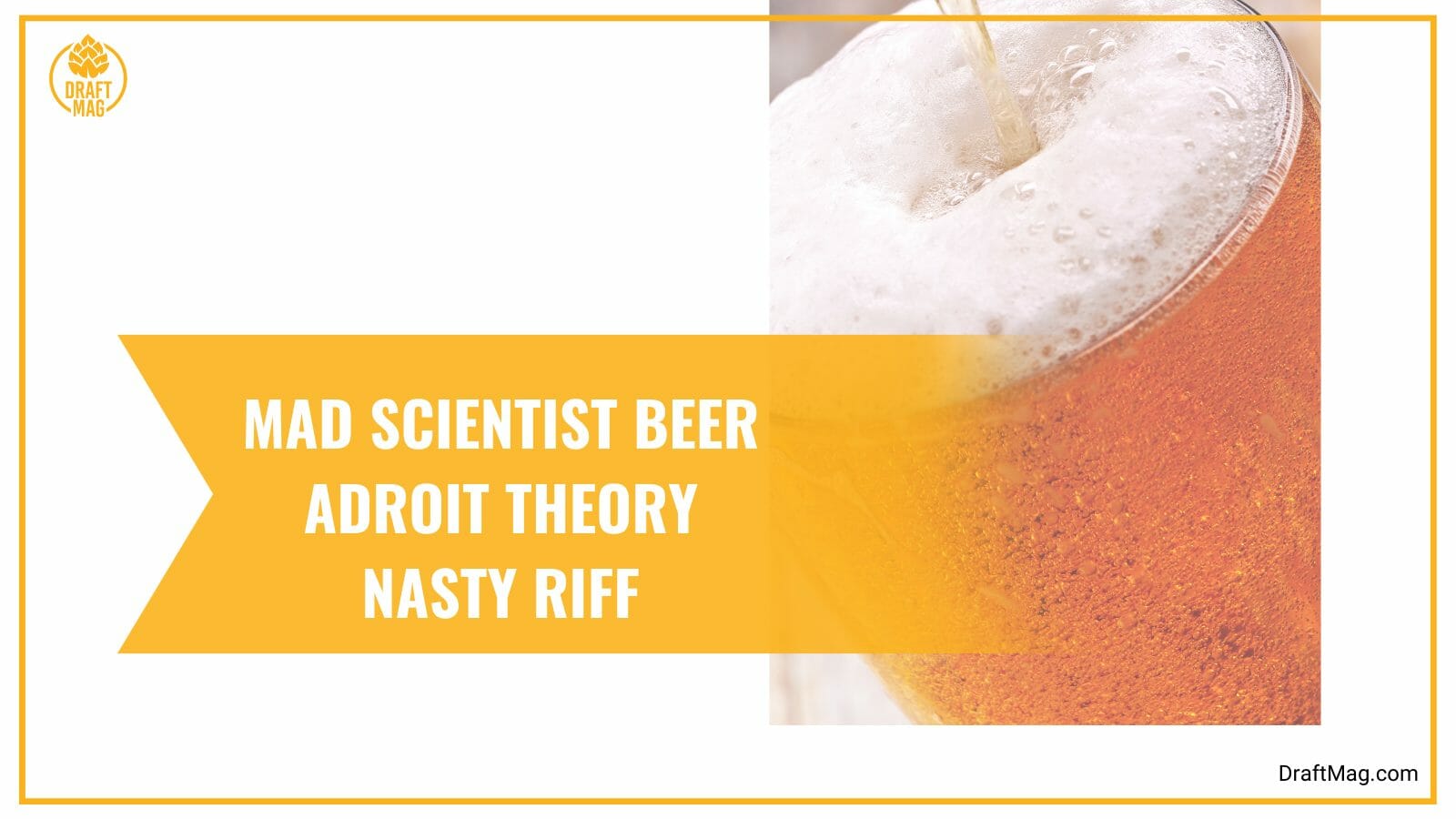 Mad scientist beer adroit theory nasty riff with chocolate