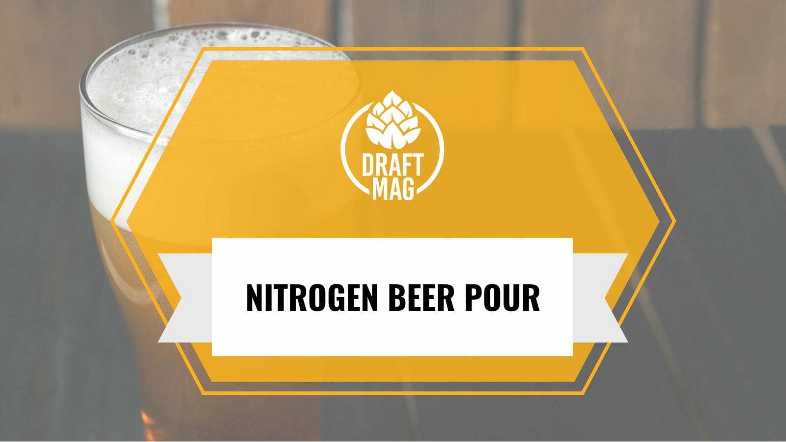 Nitrogen beer pour