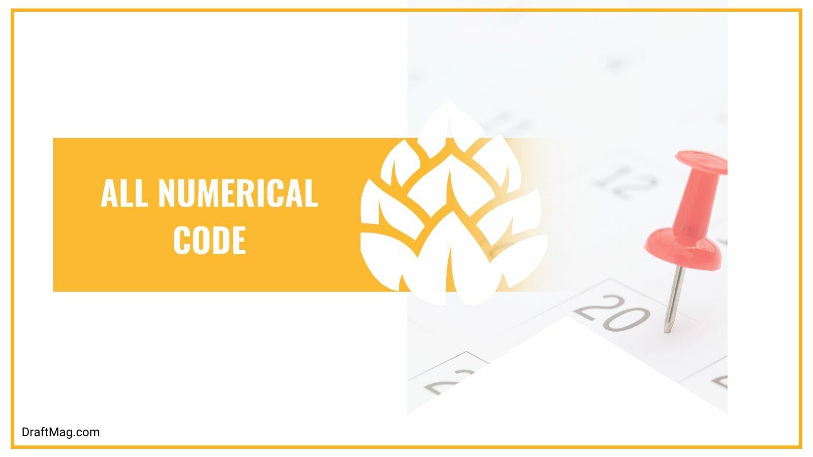 Numerical code for expiration dates