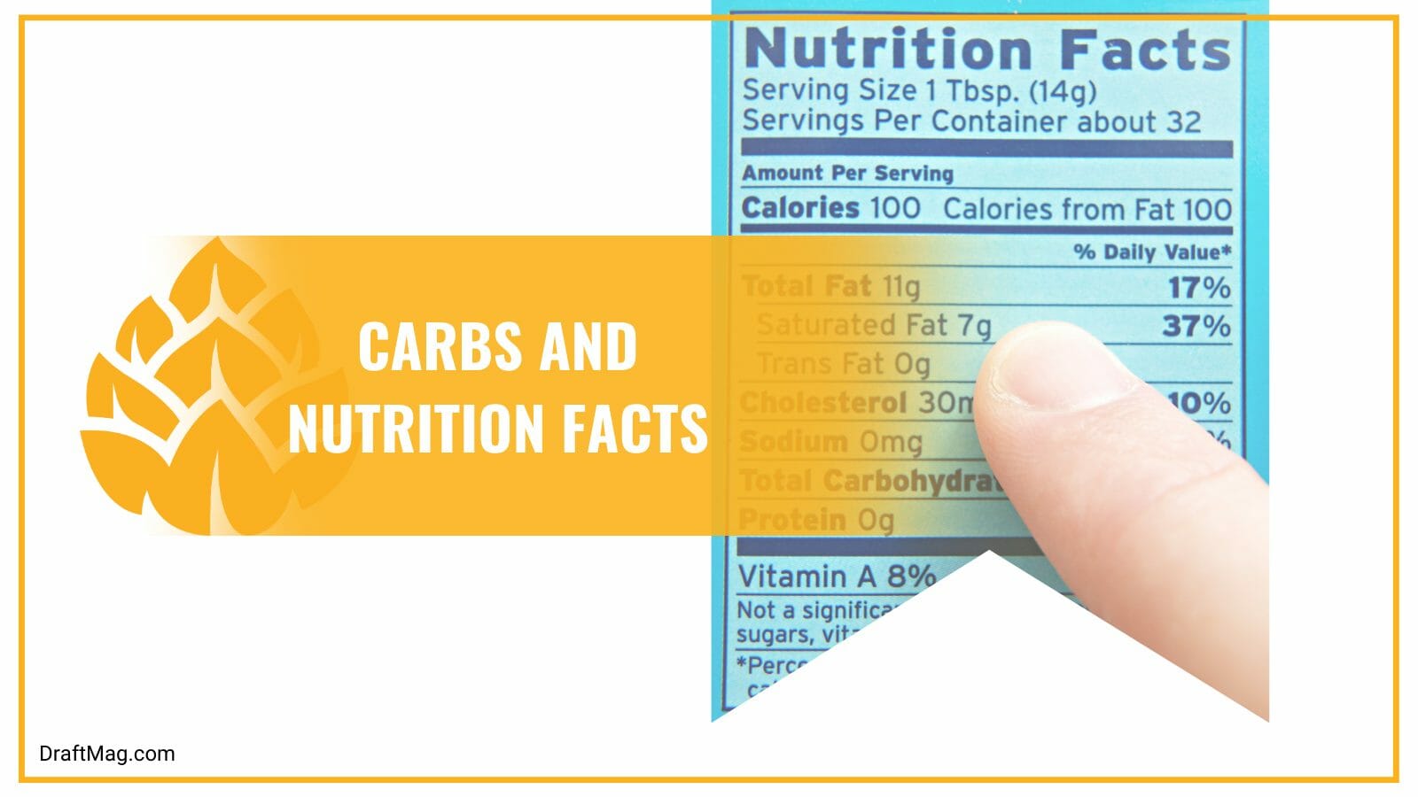 Nutrition facts of dry beer