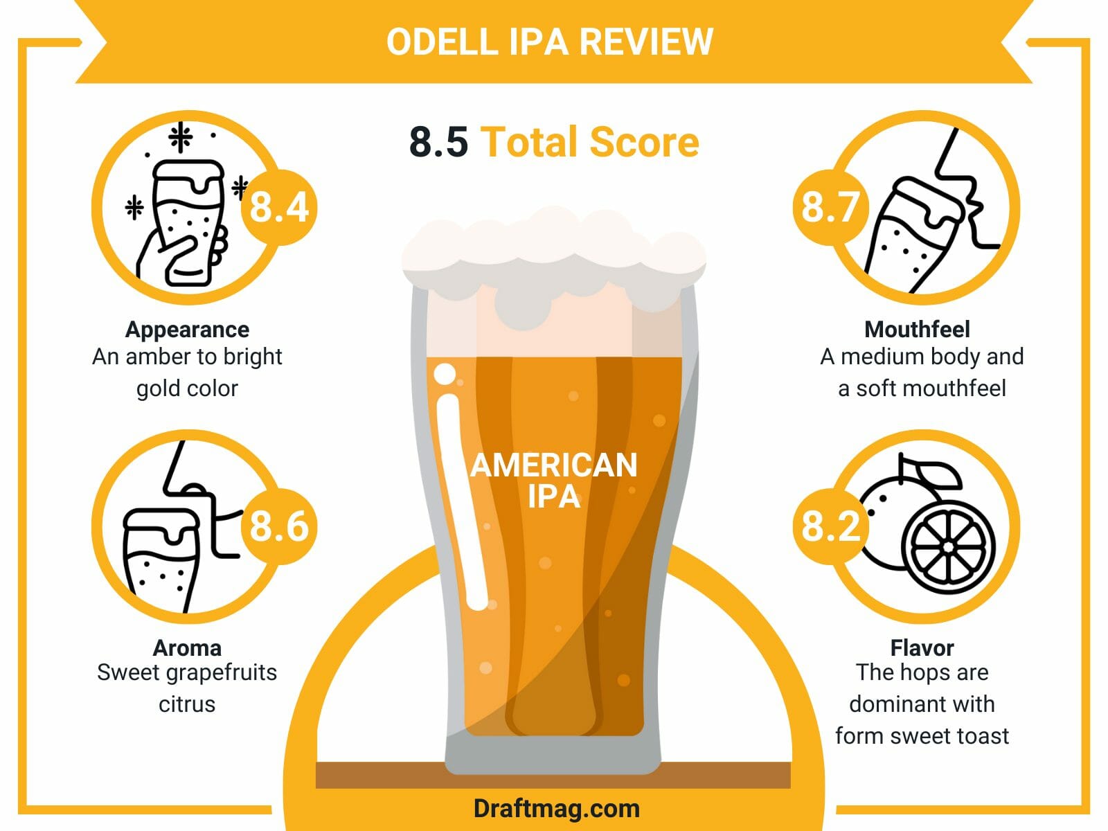Odell ipa review infographic