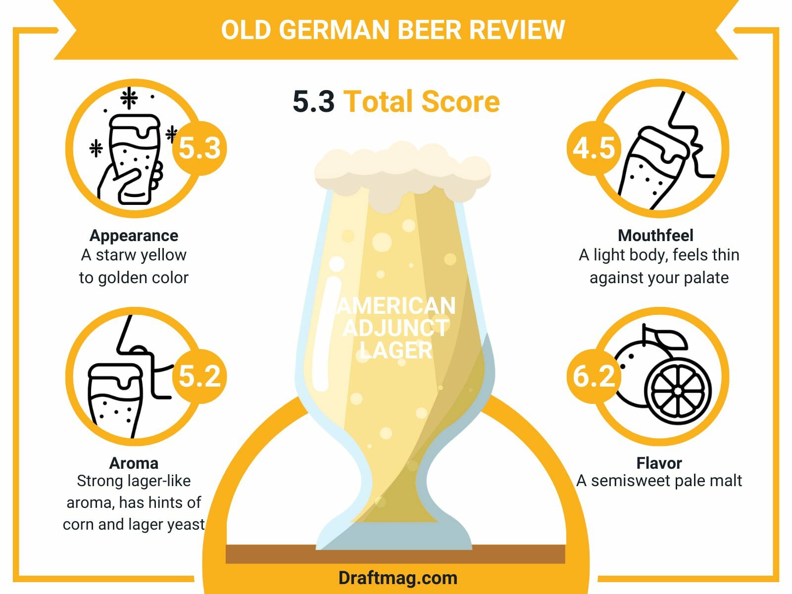 Old german beer review infographic
