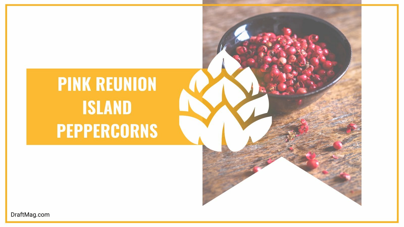 Pink reunion island peppercorns