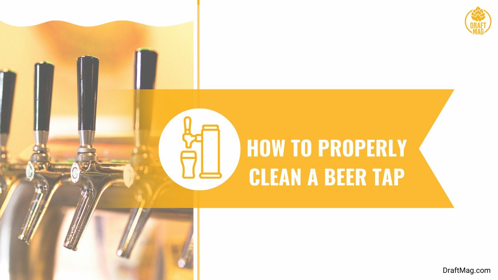 Properly clean a beer tap
