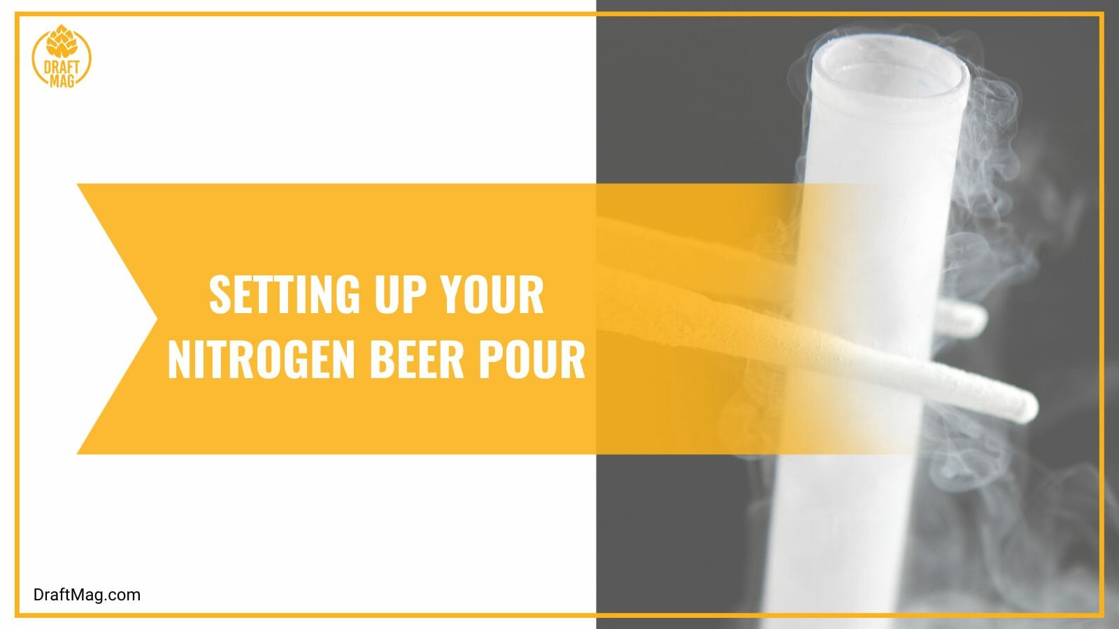 Setting up nitrogen beer pour