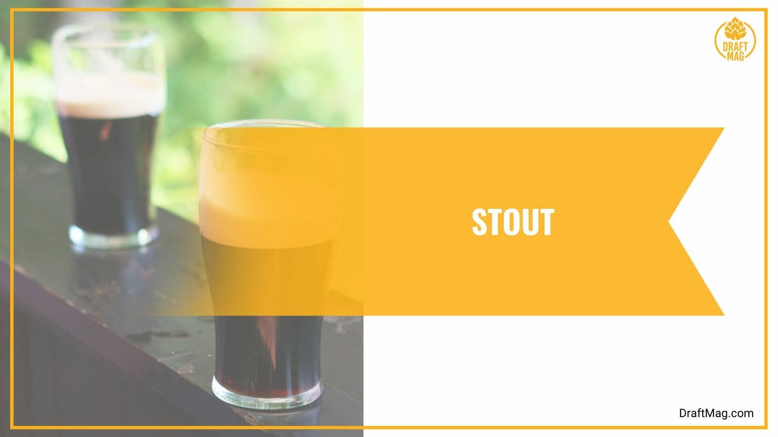 Stout Beer in A Glass