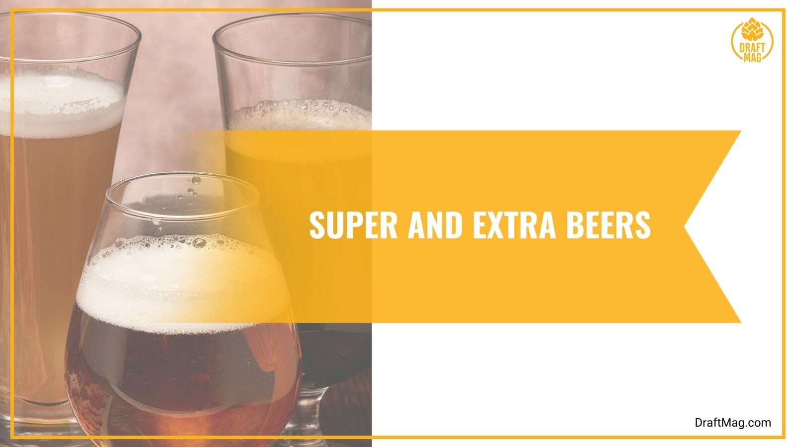 Super and extra dry beers