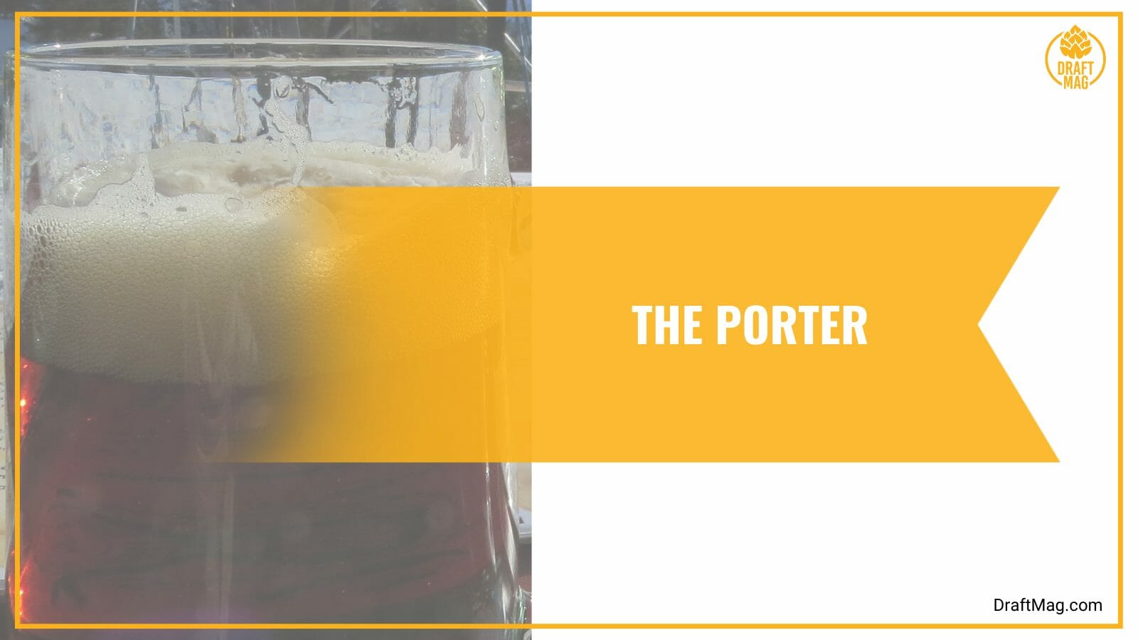 The porter english dark beer