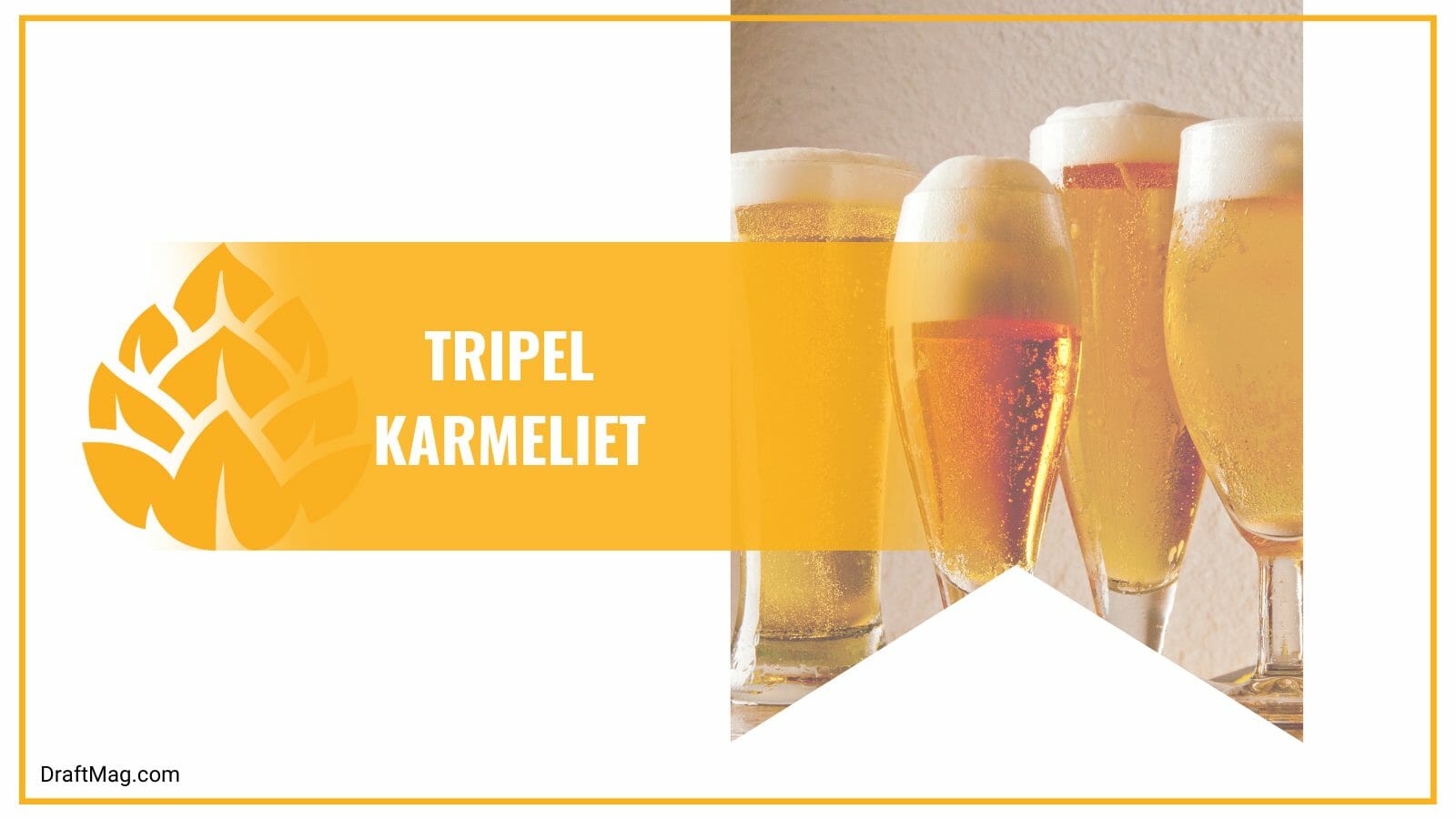 Tripel karmeliet with sweet taste