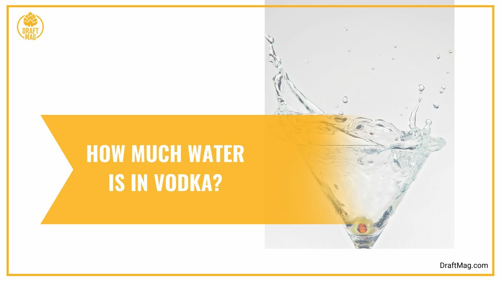 Water in vodka
