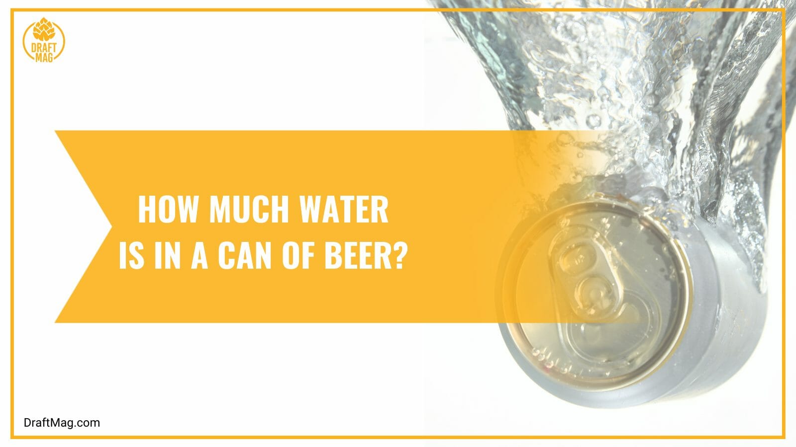 Water on twelve ounce beer